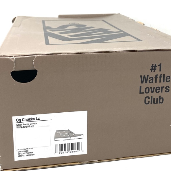 VANS Vault Chukka LX Sneakers Mid Suede Women's Bones Coyote Shoes VN0A4U3GBMD - Picture 9 of 10